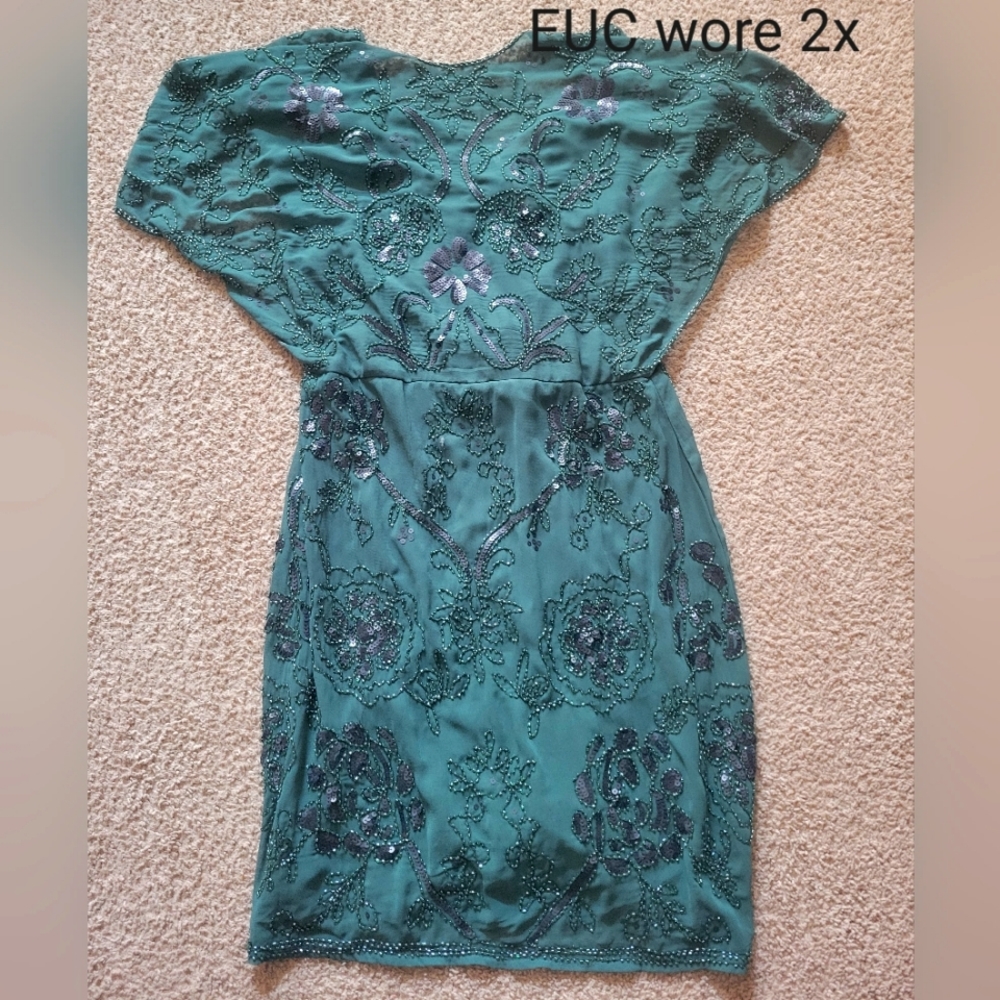 Molly Bracken beaded dress